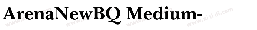 ArenaNewBQ Medium字体转换 ArenaNewBQ Medium字体转换